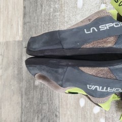 La Sportiva Cobra Eco Falcon Climbing Shoes Womens Sz 6.5 Brown Apple Green