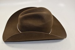 Stetson 4X Buffalo FUR FELT Hat Powder River Cowboy Hat SIZE 7 MINK