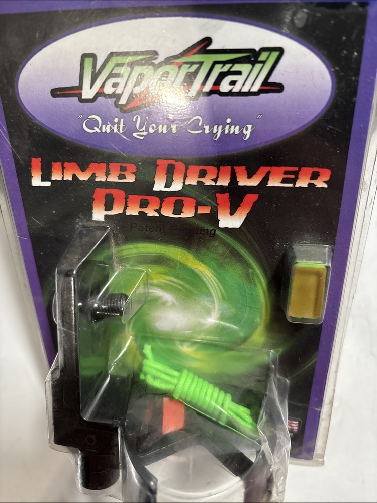 New Vapor Trail Limb Driver PRO V Full Containment Arrow Rest Right Hand Black