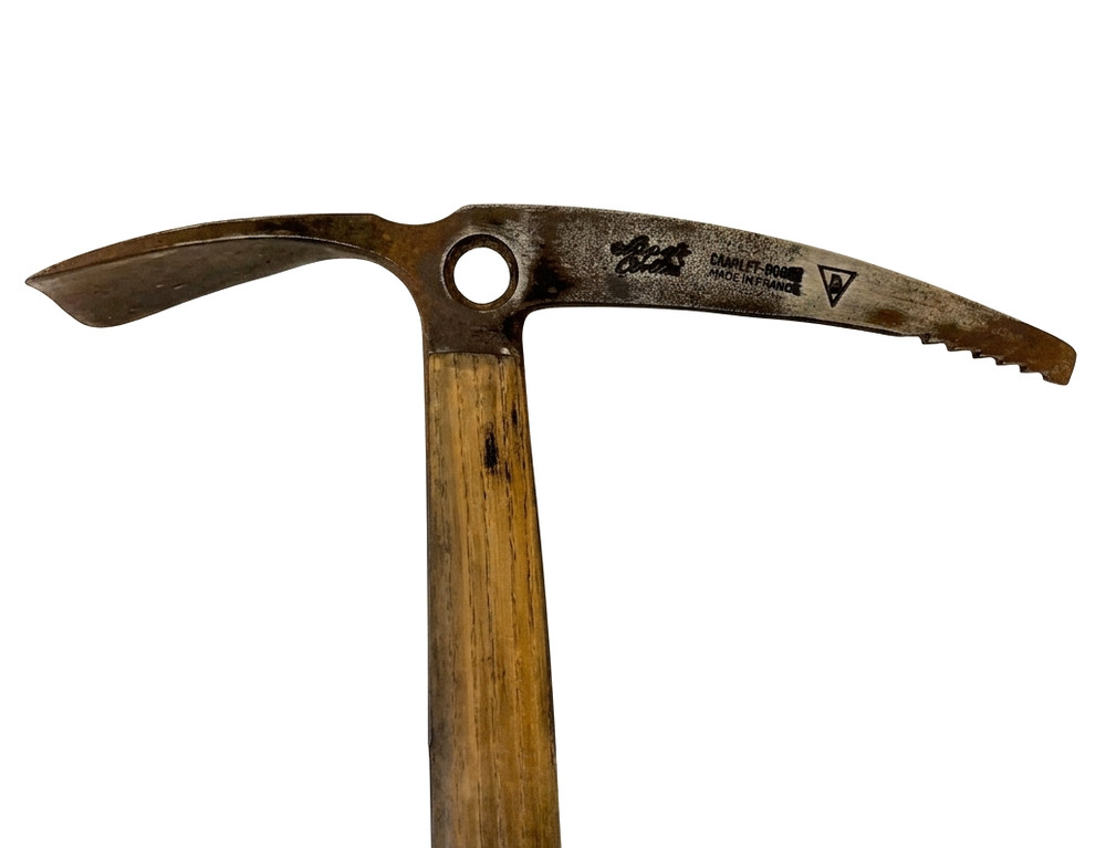 Charlet Moser Super Conta Vintage Ice Axe Wood Shaft 80cm France