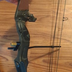 Bear Grizzly Bear Vintage Compound Bow 50# 30″ Right Hand Black Aluminum Archery