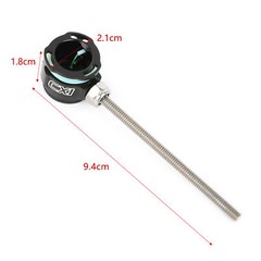 Recurve Bow Scope Sight 1-Pin 0.019»Optical Fiber Alloy Outdoor Shooting Target