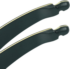 Black Hunter Recurve Bow Limbs Replacement, 25-60 Lbs Fiberglass/Bamboo