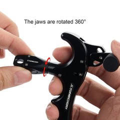 4 Finger Grip Thumb Trigger Archery Release Aid for Compound Bow 360° Rotate