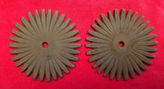 NICE NEW 2 1/2″ 30- Point COWBOY VAQUERO SPUR ROWELS & Pins