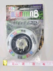 Crazy Illumin8 LED Light Up Wheels 76mm