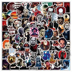Mix 10/50 PCs Halloween Horror Movie Characters Graffiti Luggage Vinyl Stickers