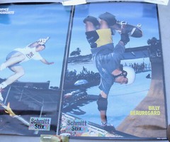 3 Vintage Schmitt Stix Skateboard Poster Billy Beauregard Andy Howell Kanights