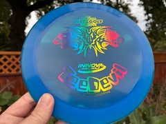 Blue Teedevil Prototype First Run (Pre-Release) Disc Golf 175G Innova #3301