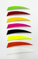 Stickbow Supplies Shield Cut Feathers – Left/Right Wing – 4 & 5 Inch – Solids