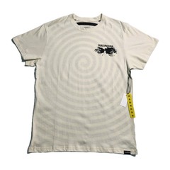 Madness Skateboards Full Swirl Short Sleeve T-Shirt New w/Tag Bone White Size: L