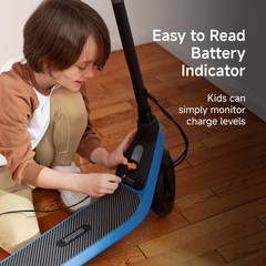 Segway C2 Lite Kids Electric Scooter 9.9 mph Max Speed and 5.9