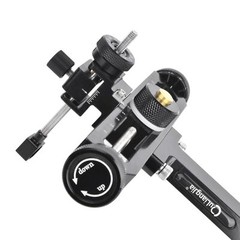 Archery Recurve Bow Sight 1 Pin Aluminum Adjustable Bow Target Shooting Hunting