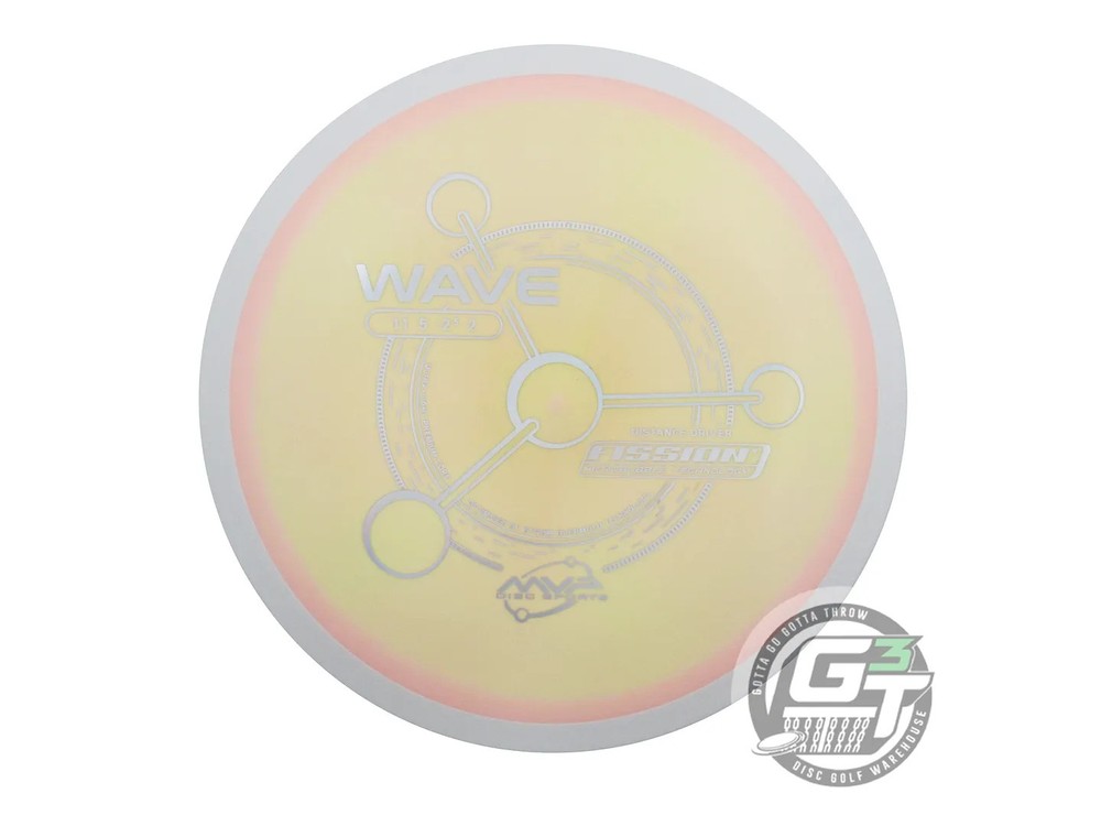 USED MVP Disc Sports Fission Wave 163g Pink-Peach Distance Driver Golf Disc