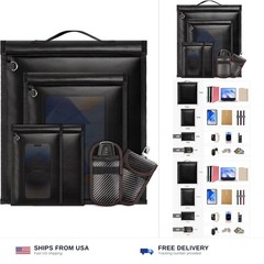 6pack Faraday Bags, Large Faraday Cage, Anti-Tracking Faraday EMP Bag for Lap…