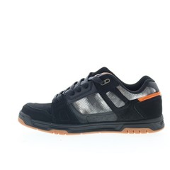 DC Stag 320188-BLO Mens Black Nubuck Lace Up Skate Inspired Sneakers Shoes