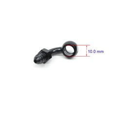 90 Degree Brake Line Fitting AN3 Male Banjo for Harley Dyna Softail Touring XL