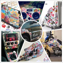200 Skateboard Stickers bomb Vinyl Laptop Luggage Decals Dope Sticker Lot super
