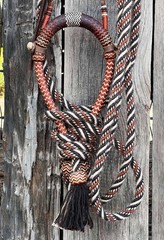 COWBOY VAQUERO 36 X 60 Plait 5/8″ KANGAROO HACKAMORE RIG From Jimmy Flores