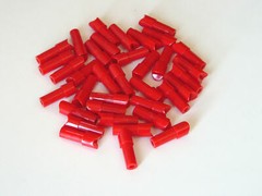 6-30 Pc Crossbow Red Half Moon Nocks 7.6mm Carbon Shafts .300 -.303 Press Fit
