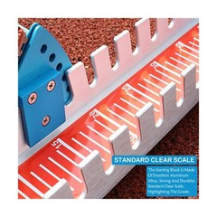 32in High-Level Starting Blocks 6 Angle Adjustable Pedals Aluminum Running Tr…