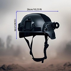 Tactical Airsoft Helmet with Detachable Goggles and Full : Military Gear for …