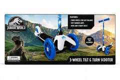 Jurassic 3 Wheel Kids Scooter Tilt to Turn Kick Scooter Wheels Boys Girls Dino