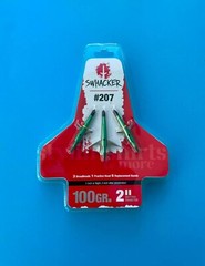 1 pack 2.0″ Cut Swhacker 207 100 Grain Broadheads 2 Blade. FREE SHIPPING