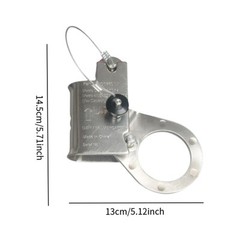 Rope Grab, Rope Protector Blocker Stopper Self Locking for 1.6cm – 1.8cm Rope