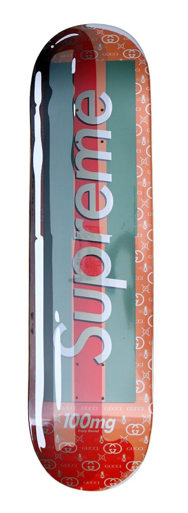 ORIGINAL Denial Supreme Gucci Smashup Pill INVERSE Skateboard Skate Deck SEALED