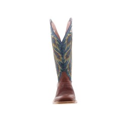 Tony Lama Merrit Buckaroo SA2004 Mens Blue Wide Leather Cowboy Western Boots