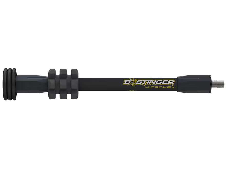 Bee Stinger MicroHex Bow Stabilizer 10″ Matte Black
