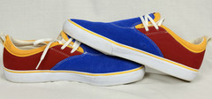 Lakai Riley 2 Blue/Red/Yellow Hawk Suede Skateboarding Sneakers Men’s 9.5 – READ