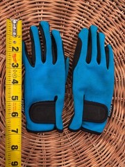 Mashfa Horse Riding/Equestrian Gloves Children’s Blue Kids Size 8/10 Years