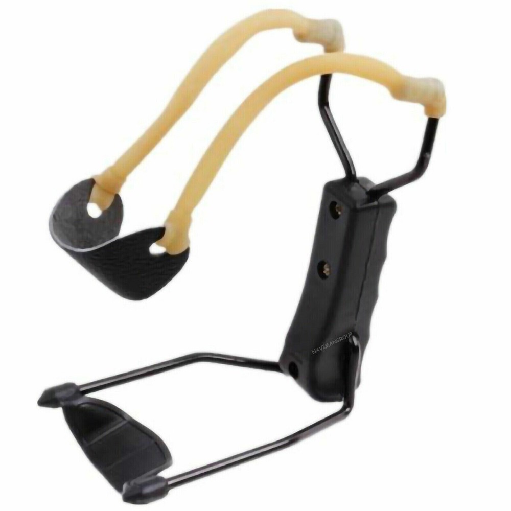 Hunting Professional Catapult Safer Slingshot With Rubber Aim Point Target New