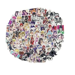US 100-200 Pcs Sexy Anime Stickers Waifu Girl Explicit Beautiful Gorgeous Vinyl