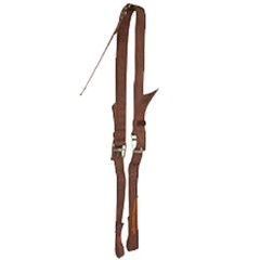 94AI Hilason New Western Tack Brown Poly Flank Cinch Girth W/ Billets Horse Size