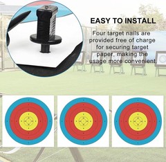20pcs Archery Targets Paper Standard 40cm/60cm/80cm Bow and Arrow Targets Fac…