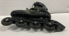 AERIO ELITE Q-60 Roller Derby Speed Inline Skates – Black & Gold Men’s Size 10