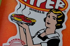 HYPER Wheels USA Freshly Baked Sexy Blonde Fresh Vintage INLINE Skating STICKER