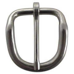 82AI Hilason Western Horse Tack Stainless Steel Headstall Buckle
