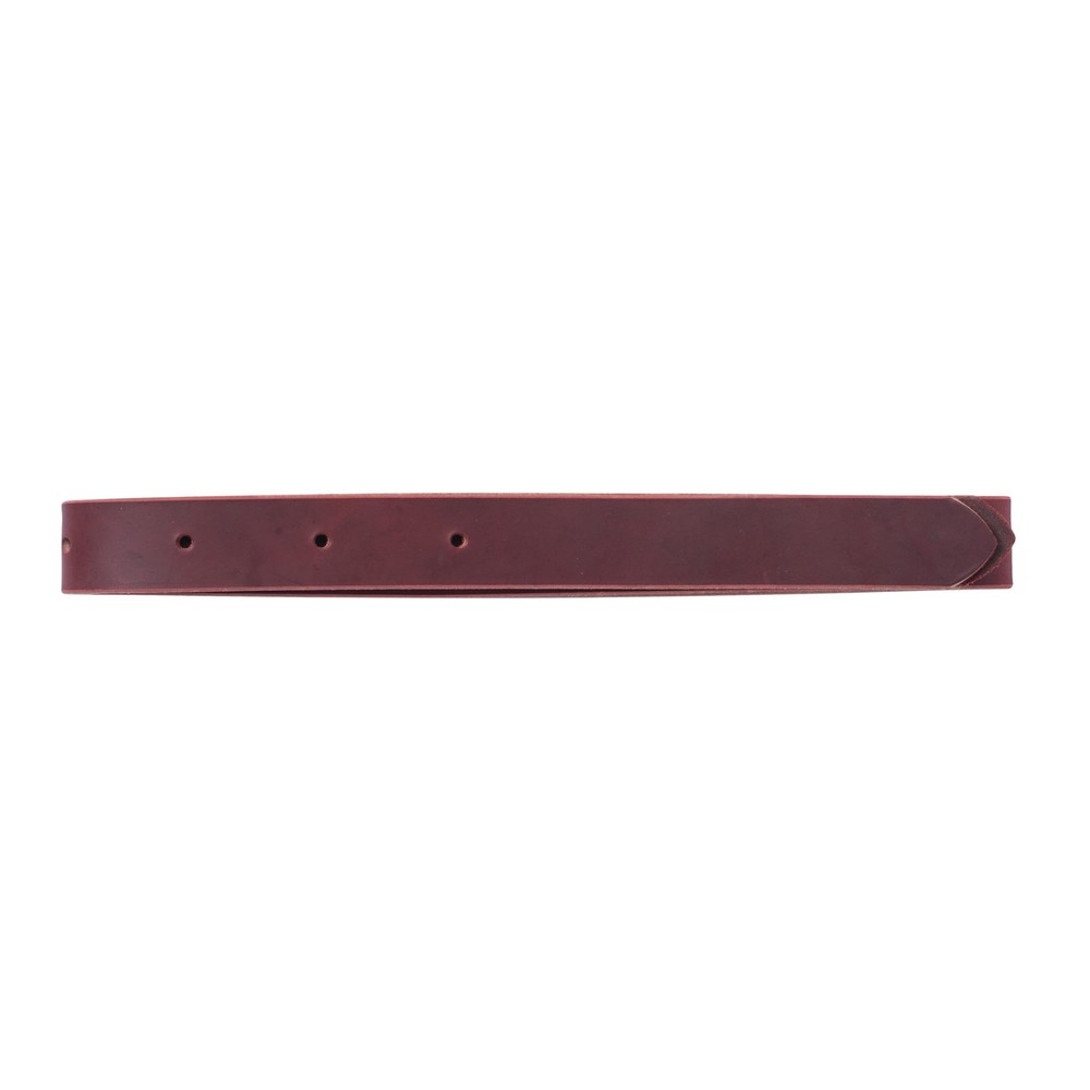 Burgundy Latigo Leather Half Billet 1.75 x 72 for Front or Back Cinches