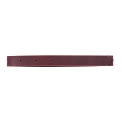 Burgundy Latigo Leather Half Billet 1.75 x 72 for Front or Back Cinches