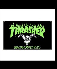 Thrasher Skateboard Flag