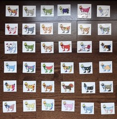 GOAT USA Sticker Mystery Pack ! 5 Stickers – No Duplicates! FREE SHIPPING
