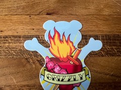 Grizzly Griptape Sacred Bear Sticker Torey Pudwill Skateboarding Supreme