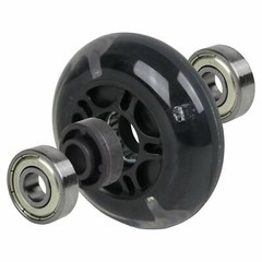 LED Inline Wheels 76mm 82a Skate Rollerblade Light Up 4-Pack w/ Abec 9 Bearings