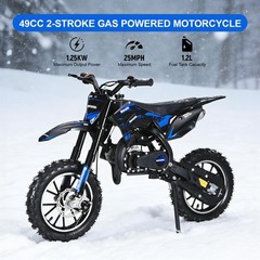 Kids 49cc 2-Stroke GAS Power Mini Pocket Dirt Bike Off Road Motorcycle Motorbike