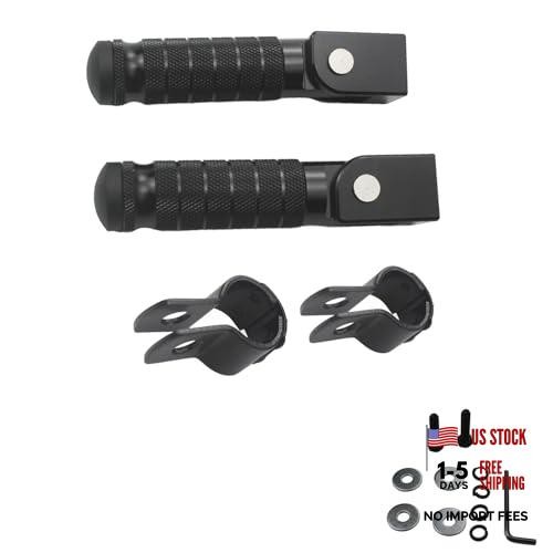 Universal CNC M8 Motorcycle Foot Pegs 90 Degree Foldable Foot pegs Footpegs