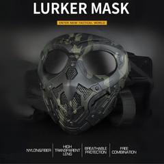 Airsoft Full Face Lurker Mask Paintball Protection Halloween Cosplay Costume BCP